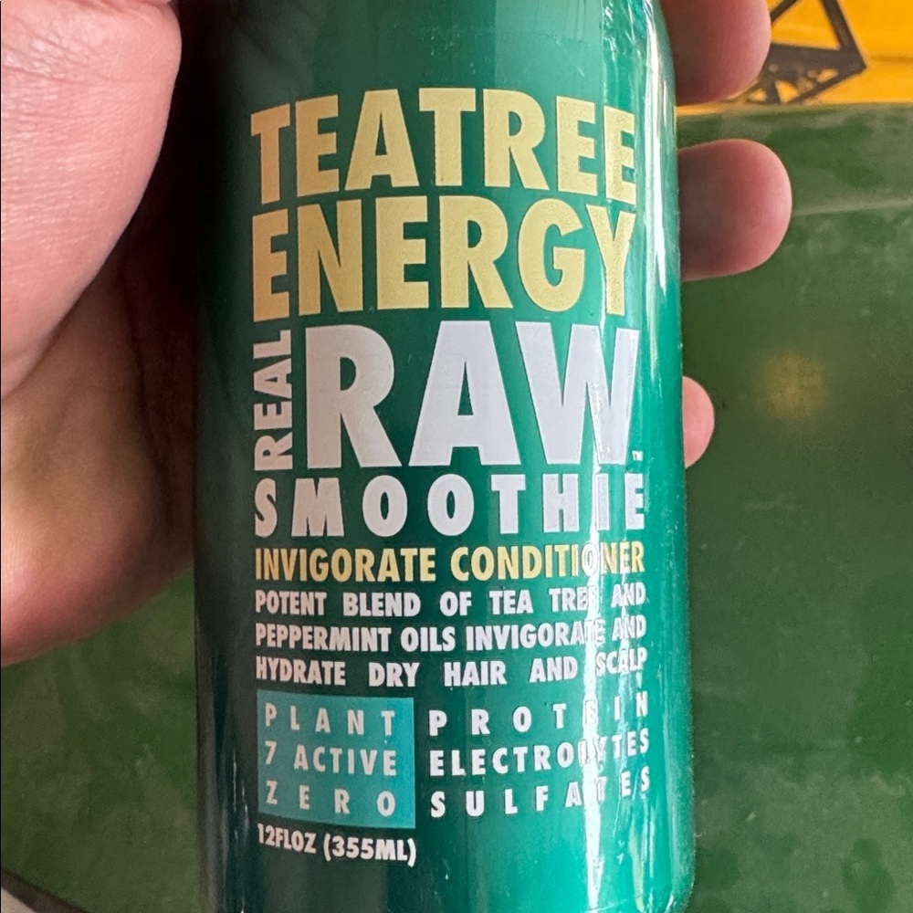 Real Raw Conditioner Teatree Energy Invigorate 12 Fl oz. LOT OF 3 - Picture 2 of 3